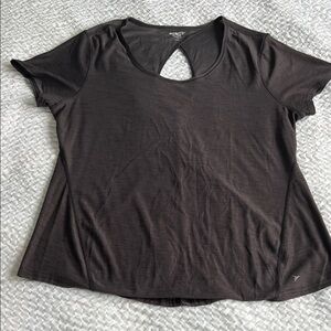 Old Navy Women's Gray Athletic Short Sleeve Tee